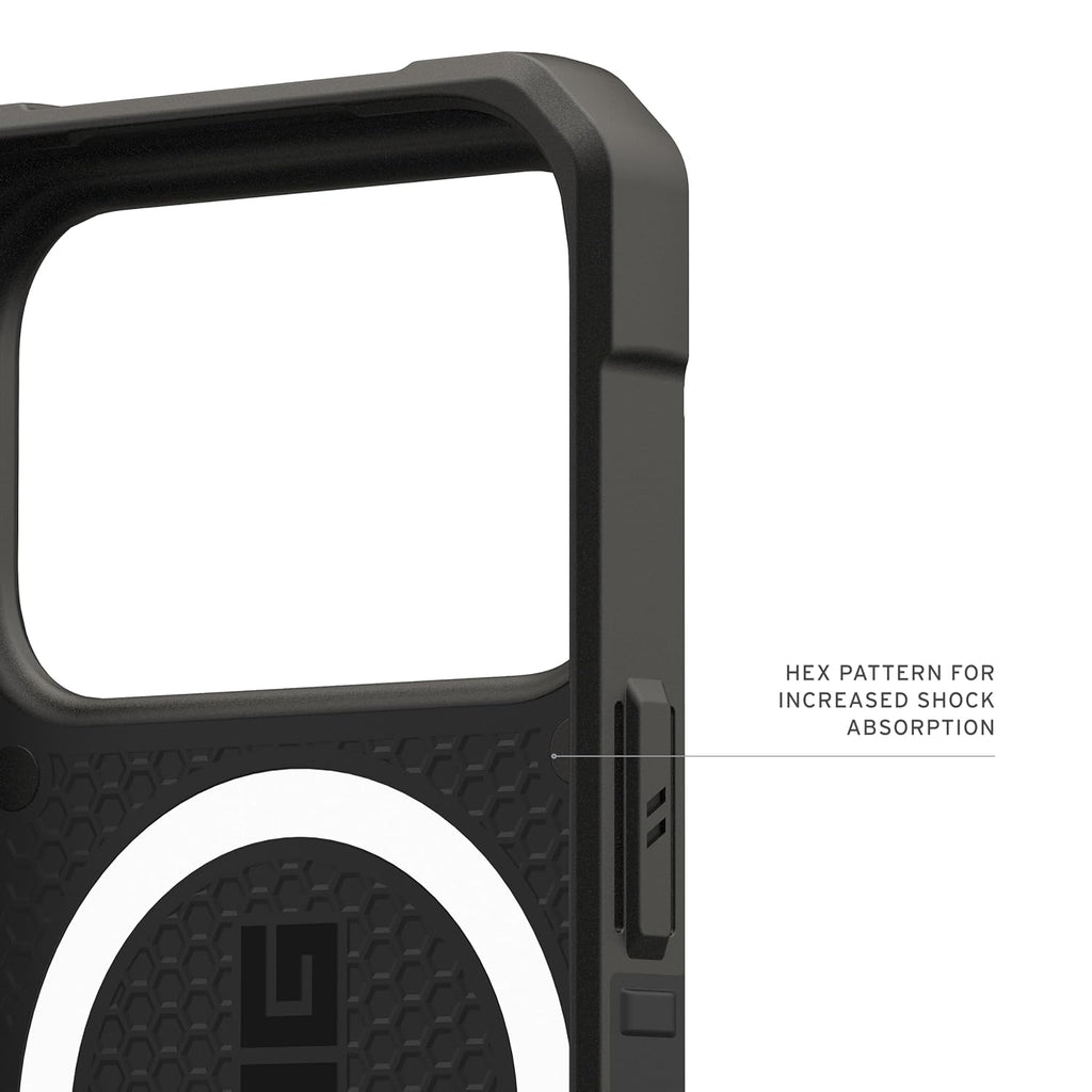 Urban Armor Gear UAG Pathfinder Magnetic Compatible, Rugged Shockproof Anti-Slip Military Grade Protective Case/Cover Designed for iPhone 17 Pro Max (2025) - Black