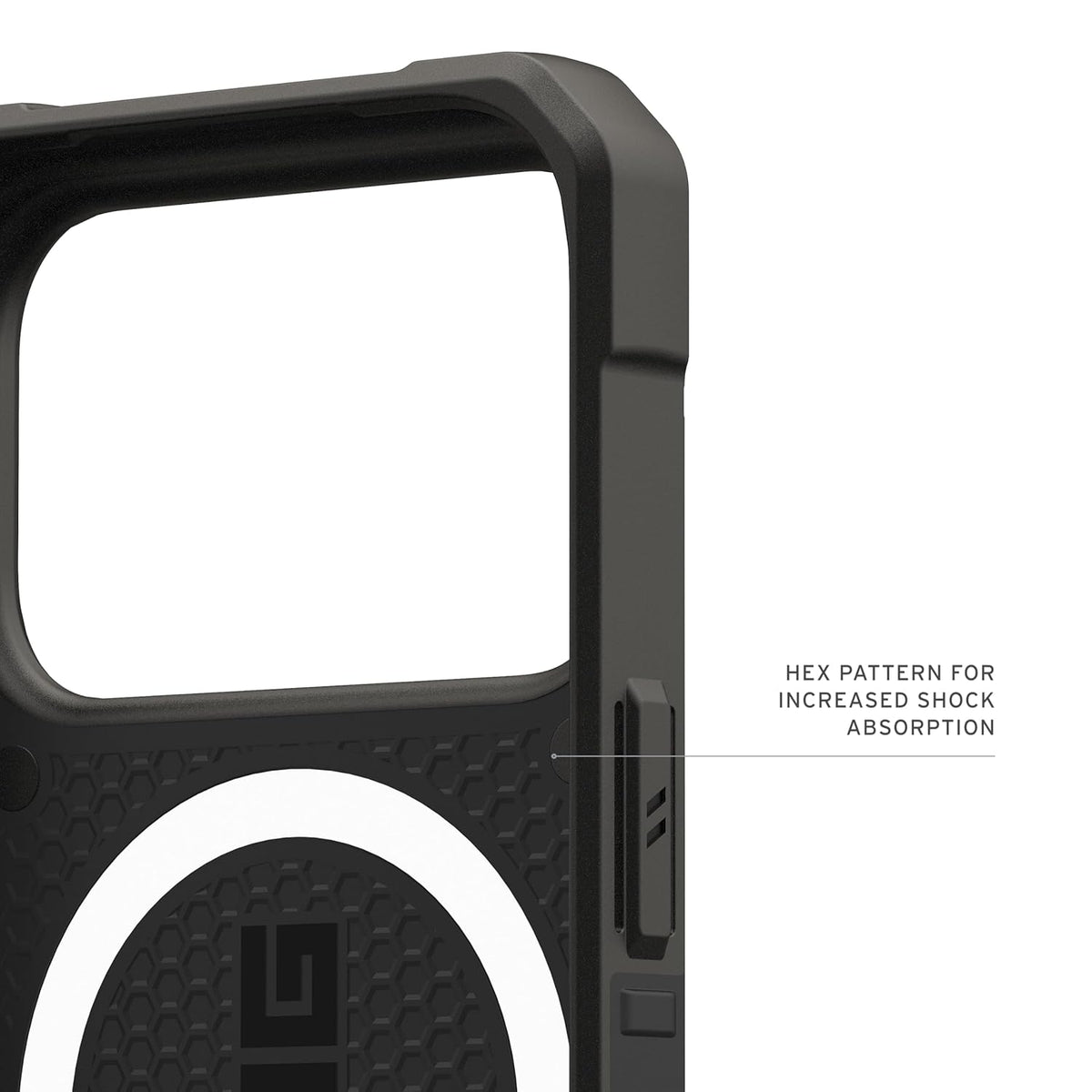Urban Armor Gear UAG Pathfinder Magnetic Compatible, Rugged Shockproof Anti-Slip Military Grade Protective Case/Cover Designed for iPhone 17 Pro Max (2025) - Black