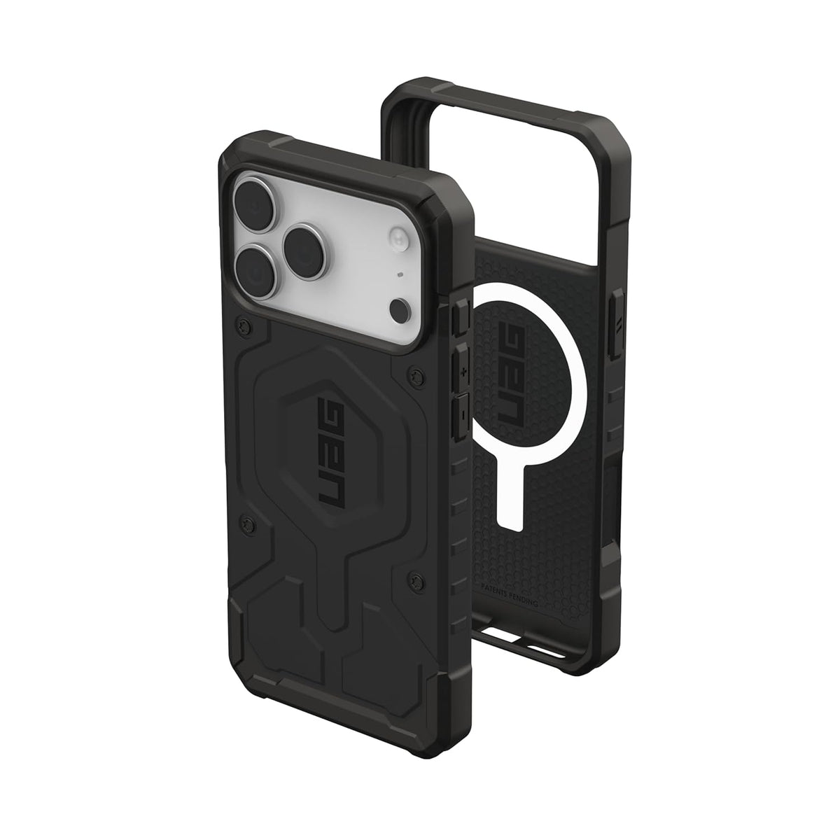 Urban Armor Gear UAG Pathfinder Magnetic Compatible, Rugged Shockproof Anti-Slip Military Grade Protective Case/Cover Designed for iPhone 17 Pro Max (2025) - Black