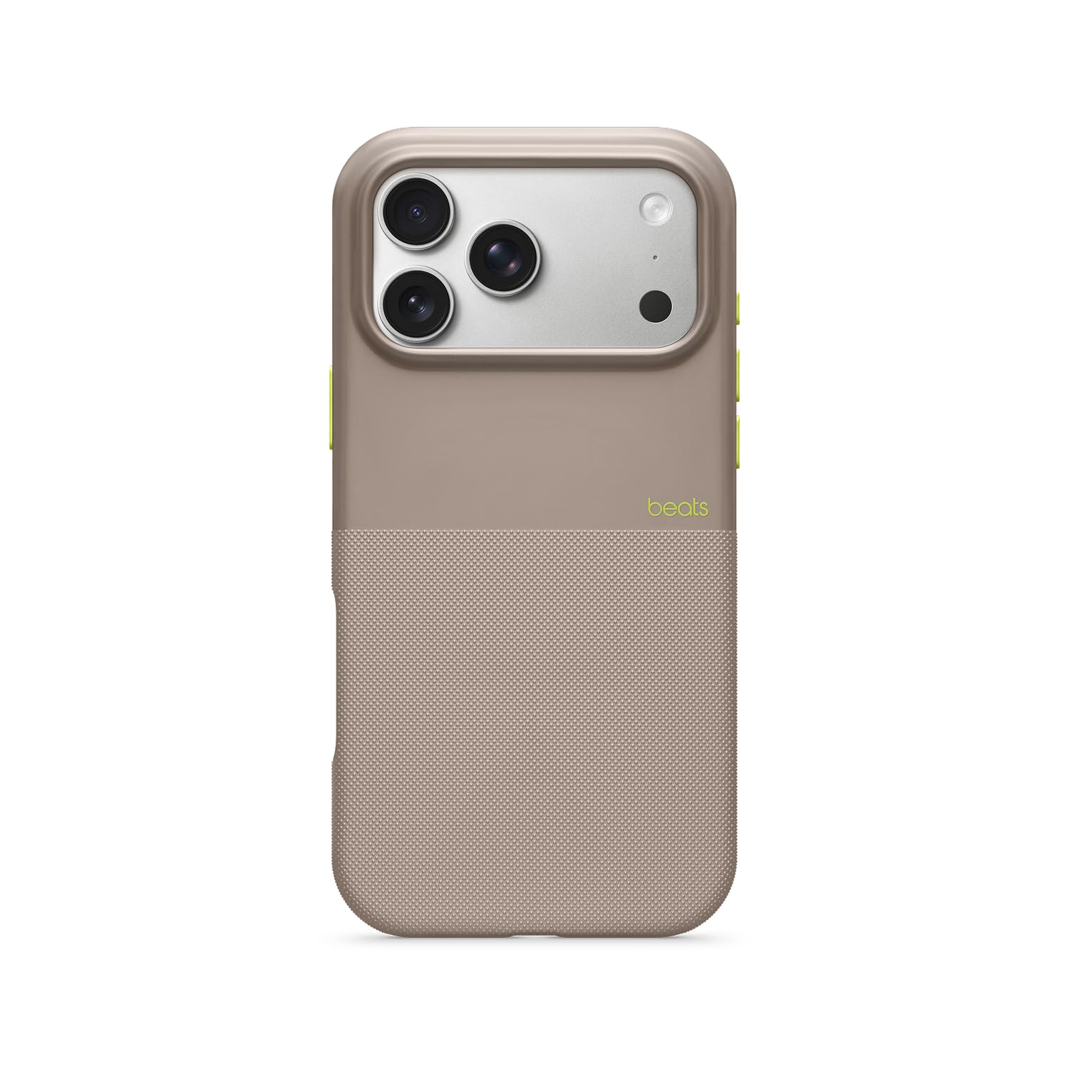 Beats iPhone 17 Pro Max Rugged Case with MagSafe & Camera Control, Scratch & Drop Tested, Matte Texture with Microfibre Lining - Alpine Gray