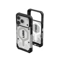 Urban Armor Gear UAG Pathfinder Clear Magnetic Compatible, Rugged Shockproof Anti-Slip Military Grade Protective Case/Cover Designed for iPhone 17 Pro (2025) - Ice/Silver