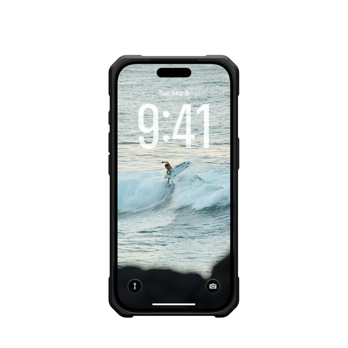 Urban Armor Gear UAG Pathfinder Clear Magnetic Compatible, Rugged Shockproof Anti-Slip Military Grade Protective Case/Cover Designed for iPhone 17 Pro (2025) - Ice/Silver