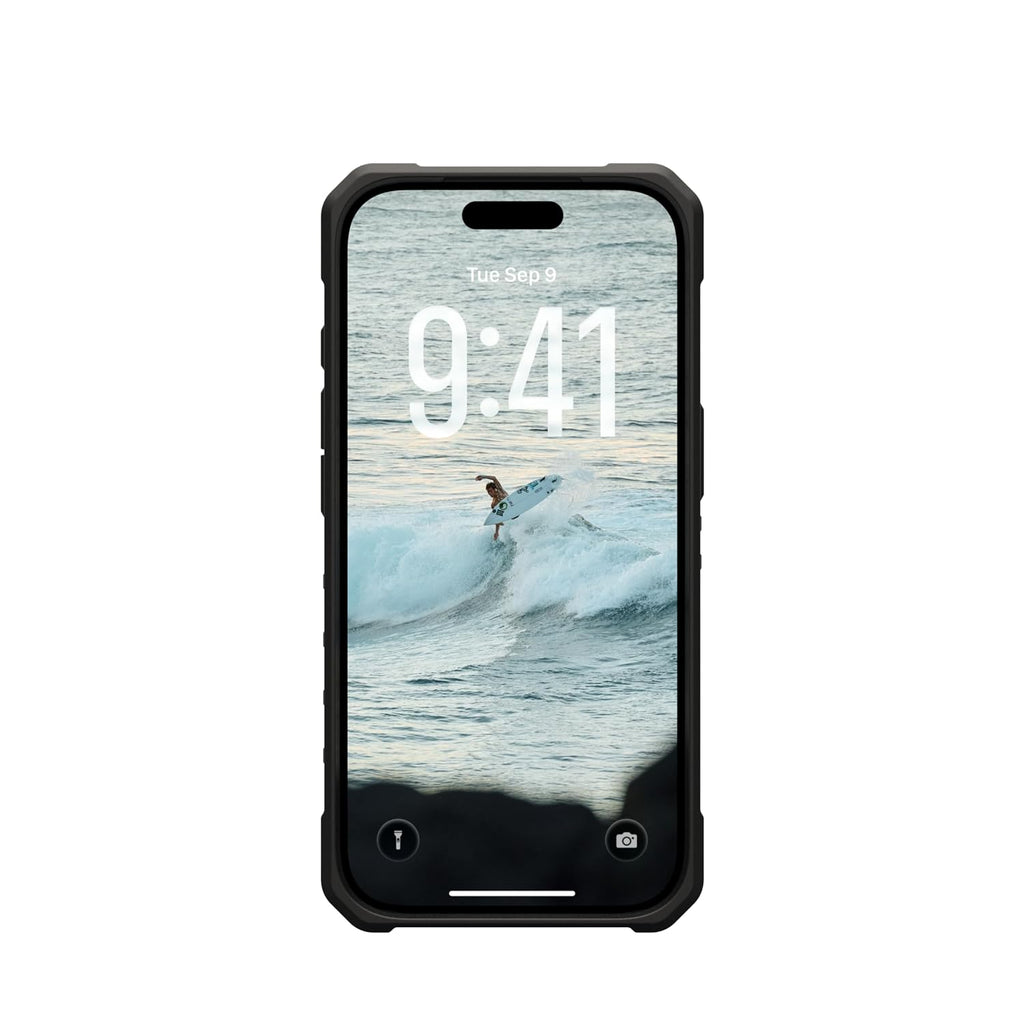Urban Armor Gear UAG Pathfinder Magnetic Compatible, Rugged Shockproof Anti-Slip Military Grade Protective Case/Cover Designed for iPhone 17 Pro Max (2025) - Black
