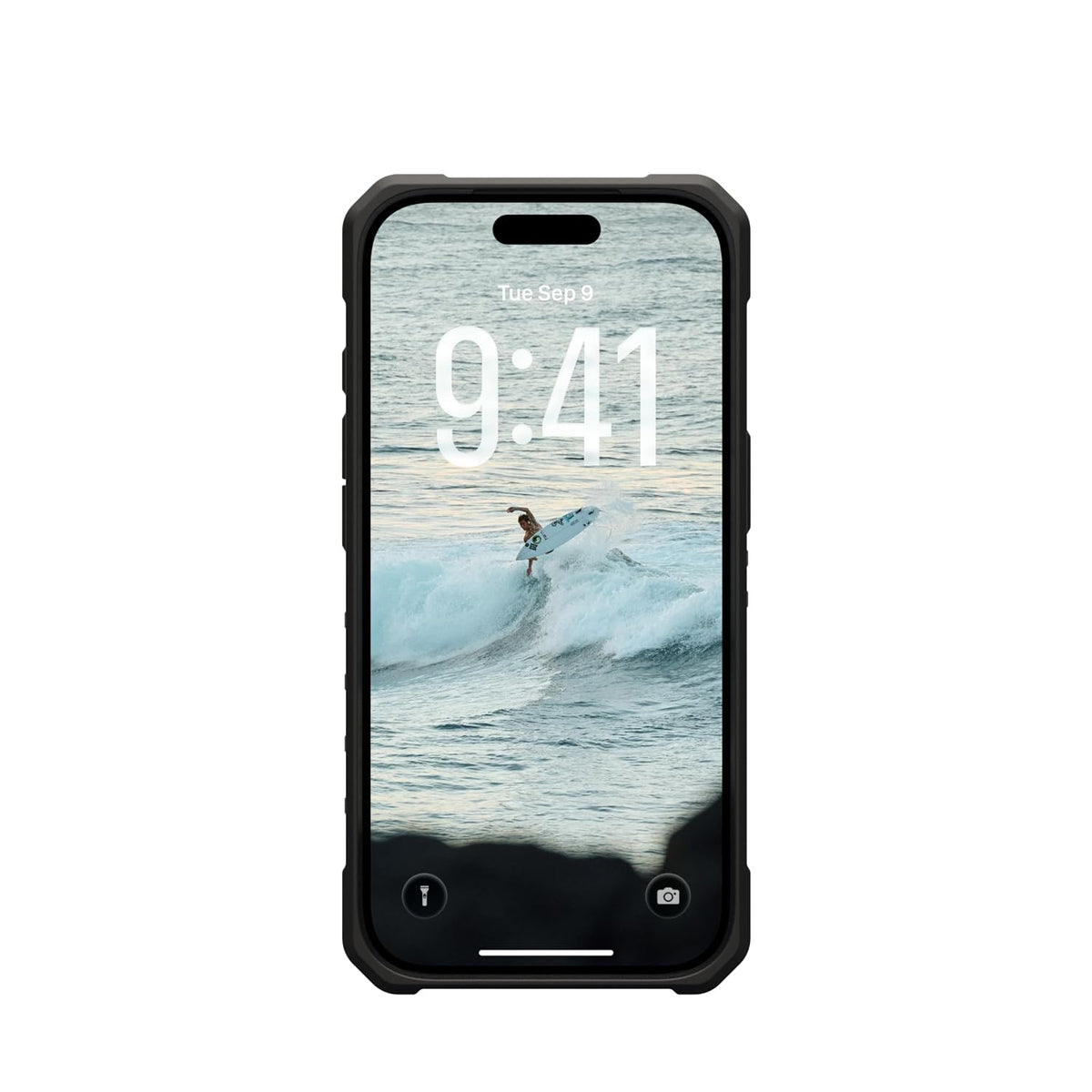 Urban Armor Gear UAG Pathfinder Magnetic Compatible, Rugged Shockproof Anti-Slip Military Grade Protective Case/Cover Designed for iPhone 17 Pro Max (2025) - Black