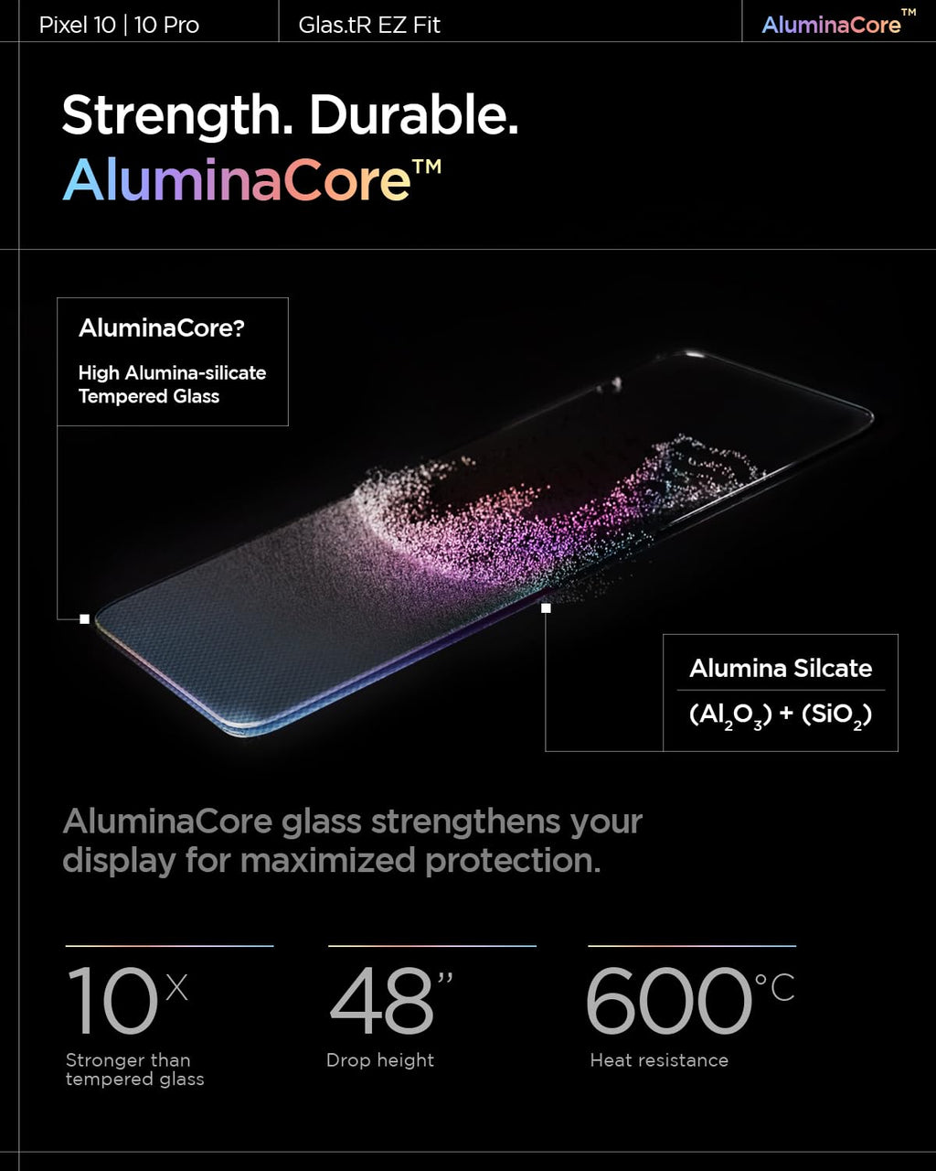 Spigen Tempered Glass Screen Protector Guard For Pixel 9 Pro