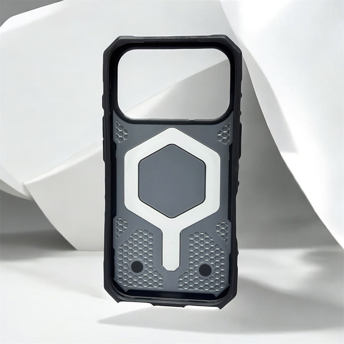 Urban Armor Gear UAG Pathfinder Clear Magnetic Compatible, Rugged Shockproof Anti-Slip Military Grade Protective Case/Cover Designed for iPhone 17 Pro (2025) - Ash Black