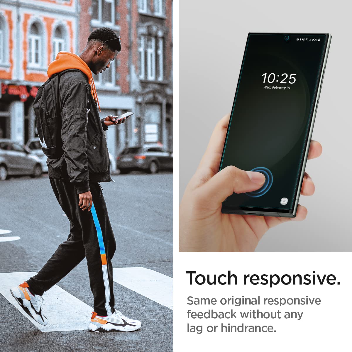 Spigen Screen Protector for Samsung Galaxy S23 Ultra