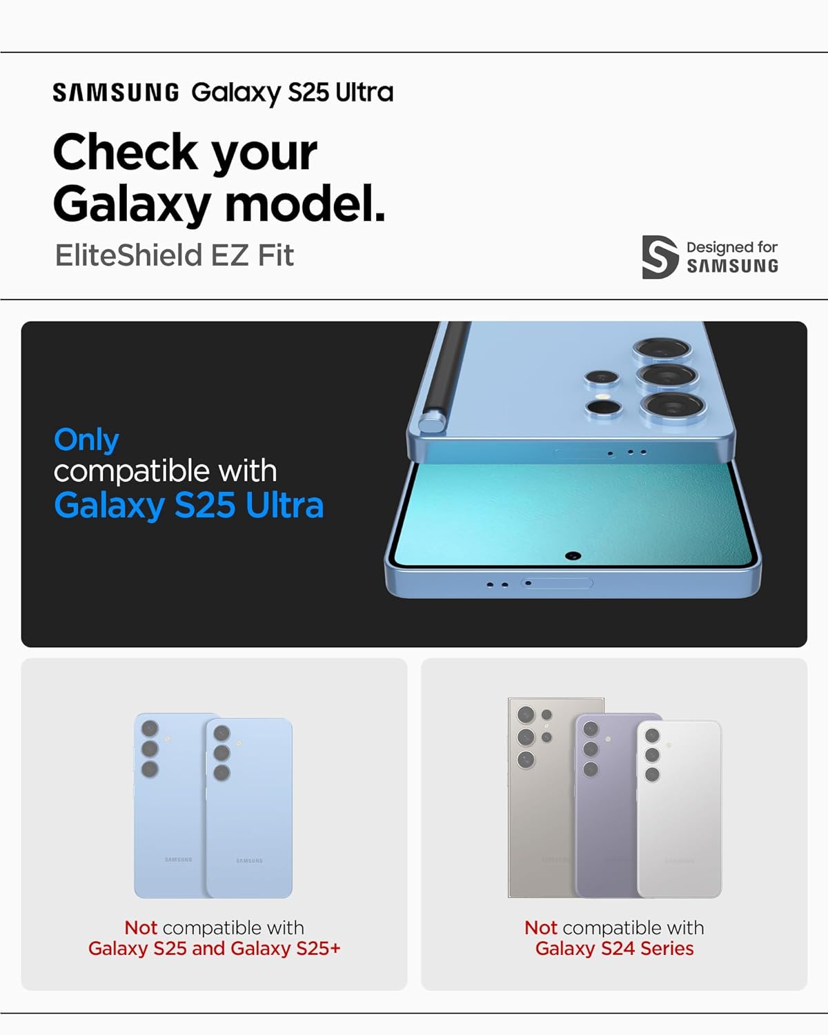 Spigen Screen Protector for Samsung Galaxy S25 Ultra