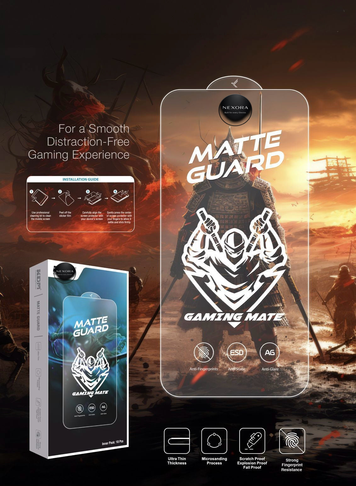 Nexora Signature Screen Protectors For iPhones