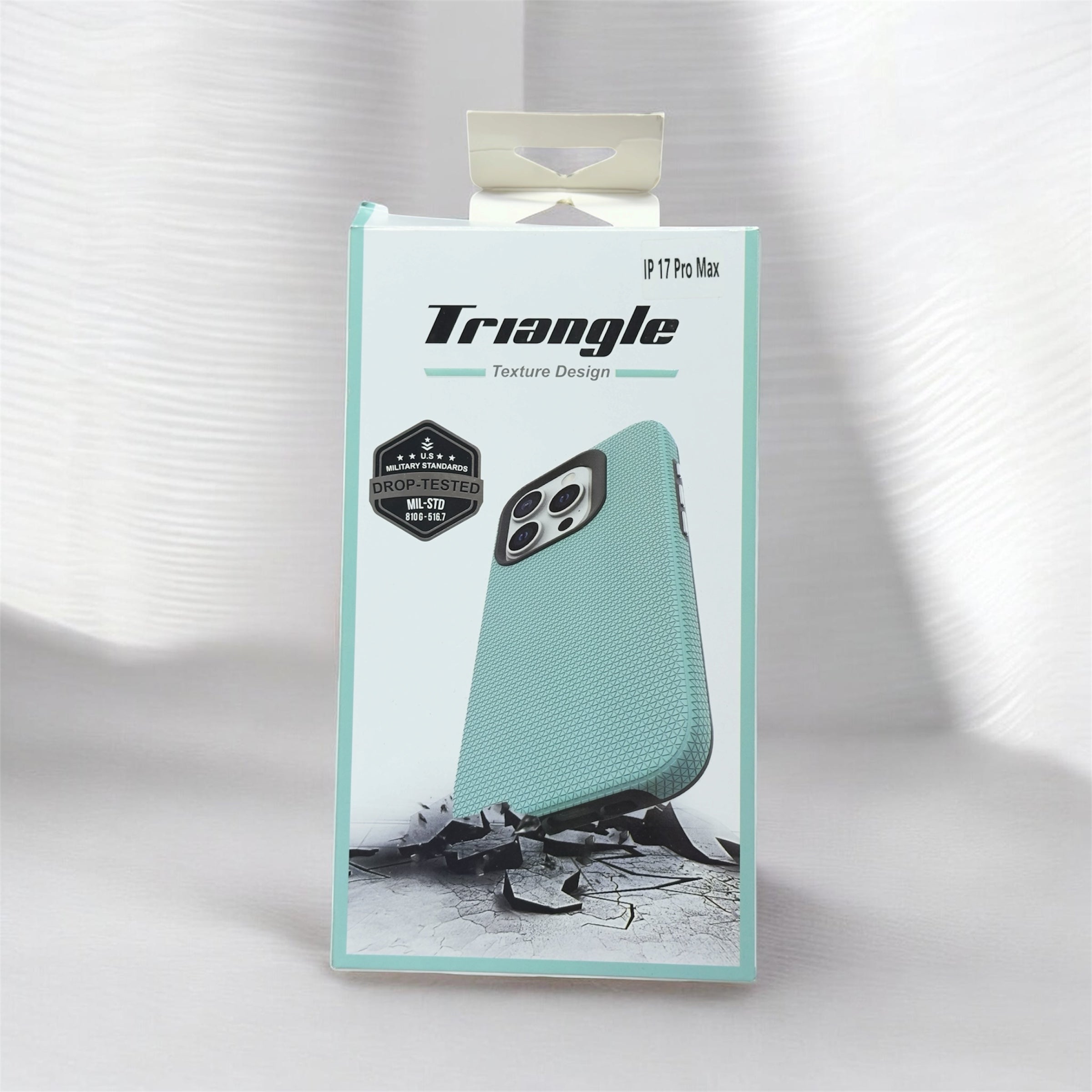Triangle Texture Series | Military-Grade Protective Case for iPhone 17 Pro Max