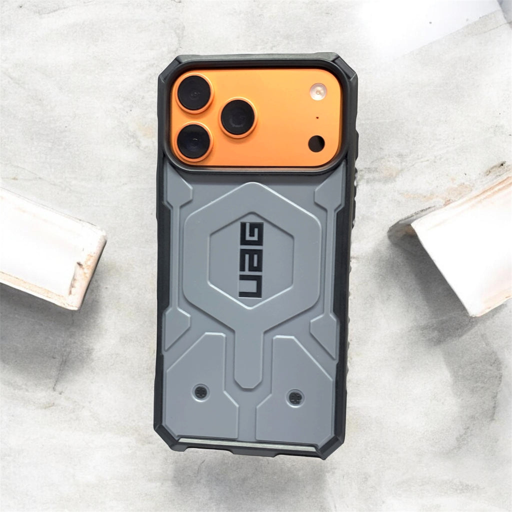 Urban Armor Gear UAG Monarch Pro Mag-Safe Compatible, Rugged Heavy Duty Shockproof Anti-Slip Military Grade Protective Case/Cover Designed for iPhone 17 Pro Max (2025) - Titanium